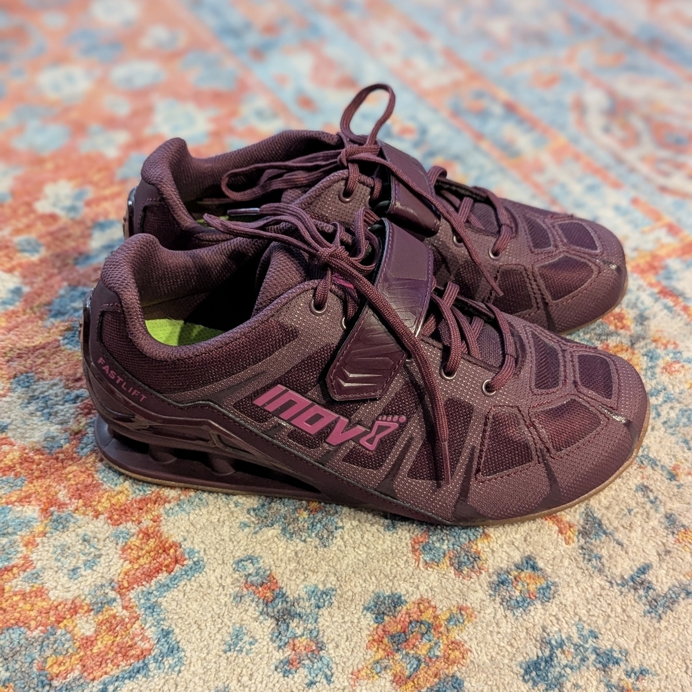 Inov-8 Fastlift 360 Women's 8 Purple Athletic Weightlifting Shoes Sneakers - Picture 2 of 7